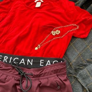 H&M Basic Tee - Women | Color: Red | Size: XS